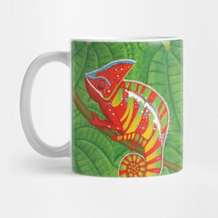 Colourful chameleon Mug